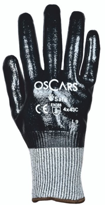 Nitrile Smooth Full Deep Cut Resistant Glove Cut & Impact glove